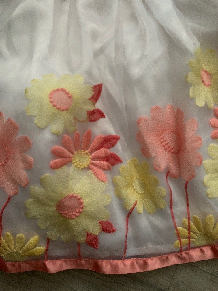 Baby peach dress (Category: Babies & Kids Fashion) located in Imus. Submitted by camillegcleans (Listing ID 1303789337, Image 2). Description: Used once for baptism.