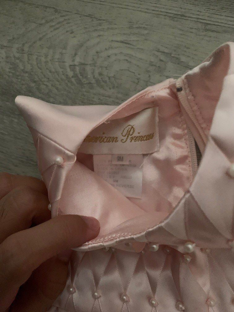 Baby pink dress (Category: Babies & Kids Fashion) located in Imus. Submitted by camillegcleans (Listing ID 1303788571, Image 2). Description: .