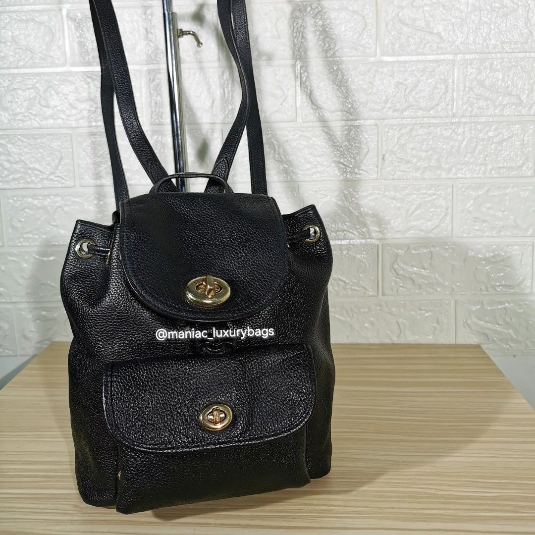 Coach mini turnlock rucksack hot sale