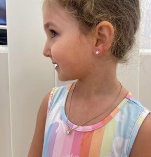 BIG SALE PANDORA ELEVATED HEART NECKLACE and STUD EARRINGS FOR KIDS IS PERFECT