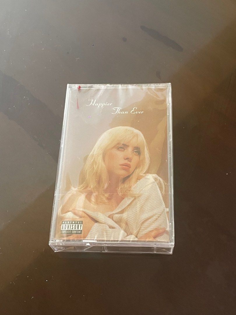 Billie Eilish Happier than Ever Cassette (Category: CDs & DVDs) located in Manila. Submitted by stefandraboutique (Listing ID 1303766935, Image 1). Description: Grab this Billie Eilish Happier Than Ever Cassette for only 750 php 🤍.