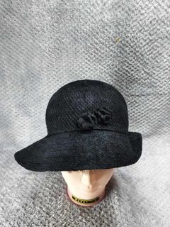 Black Women Knitted Bucket Hat