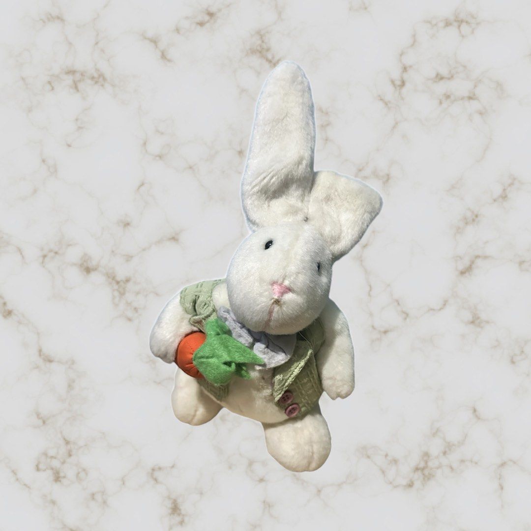 Blue Magic Rabbit Plush toy (Category: Plushies & Soft Toys) located in Manila. Submitted by sytakayama (Listing ID 1303790840, Image 1). Description: Blue Magic Rabbit Plush toy Blue Magic tag Already sanitized No issue 14 inches.