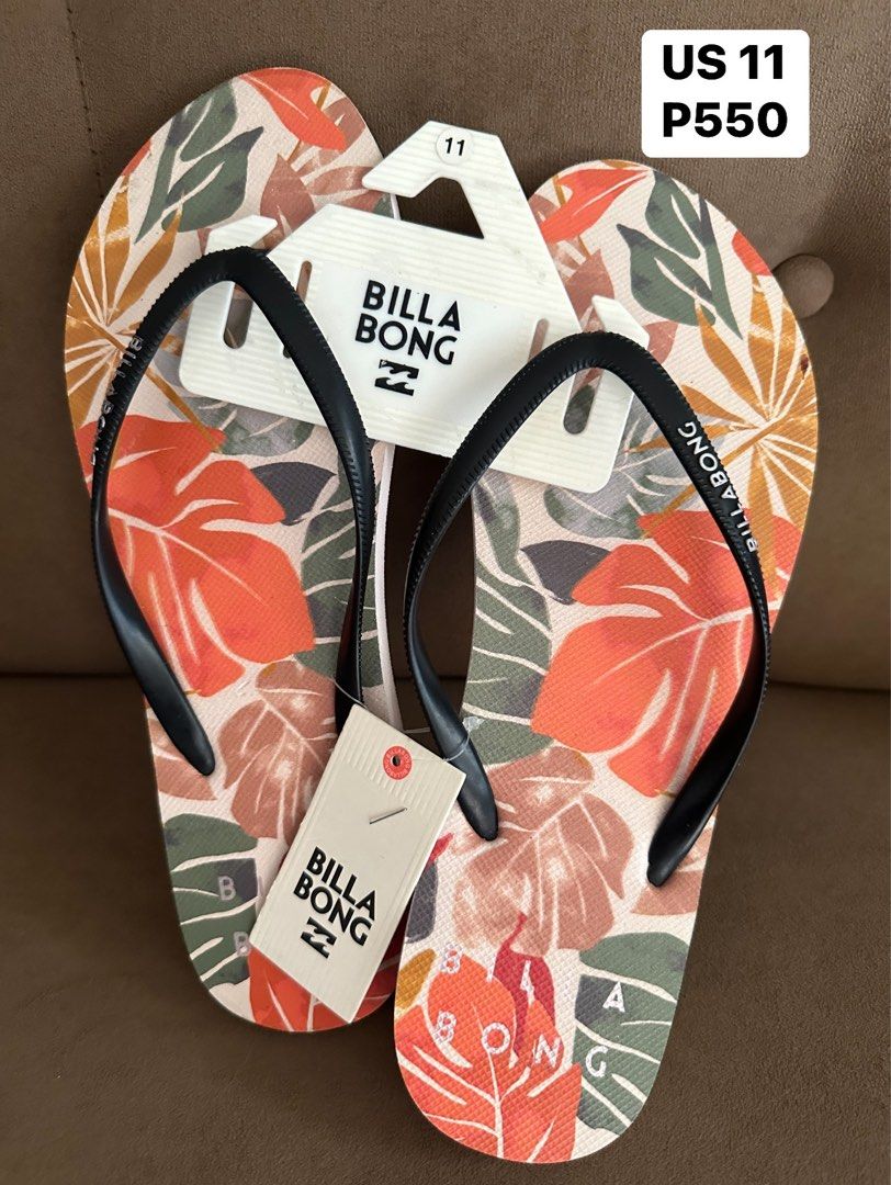 Flip- flops (Category: Slippers & Slides) located in Pasig City. Submitted by cloudydonut (Listing ID 1303875033, Image 3). Description: Brand new❗️From overseas🌏🛬 Sizes on each photo Billabong Rip Curl BeachyFeet 🏷️ P550 📍Pasig City 💰Gcash, Maya 🛵 Lalamove, Grab c/o buyer.