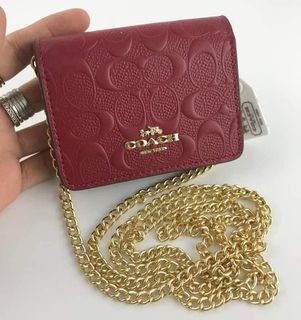 CCH MINI CHAIN WALLET - RED