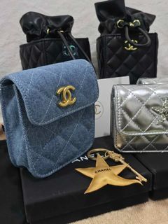 Chanel Novelty Make-up Pouch Box small and medium