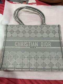 Christian Dior canvass book bag