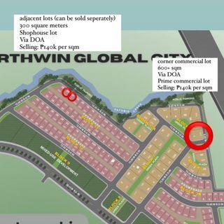 Commercial Lot for sale northwin main street by megaworld Marilao Bulacan Nlex near Bulacan Airport