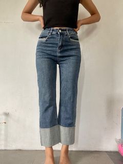 Cuff Up Style Soft Denim Jeans Size 25-26