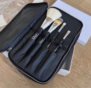 Authentic Dior beauty make up brush set with pouch VIP Gift