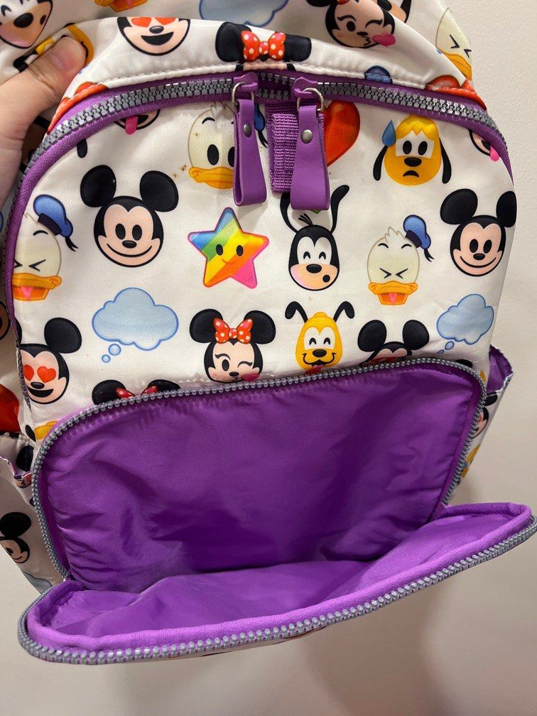 Disney emoji backpack Women s Fashion Bags Wallets Backpacks on Carousell