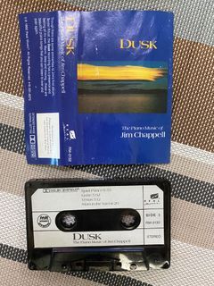 DUSK The Piano Music of Jim Chappell - Philippines Original Music Cassette Tape -Used (inlay damage)