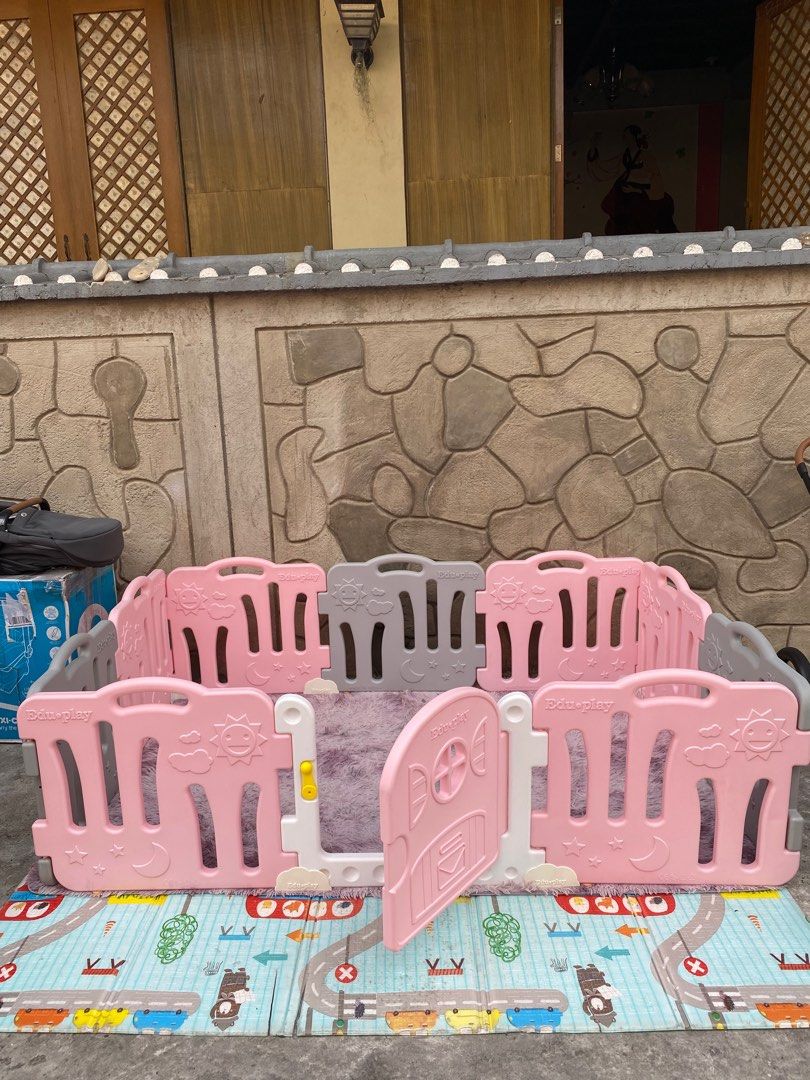EduPlay playfence with free 5 pcs lock stabilizer (Category: Infant Playtime) located in Manila. Submitted by avalanchesonlineshopmainacount (Listing ID 1303849310, Image 3). Description: .