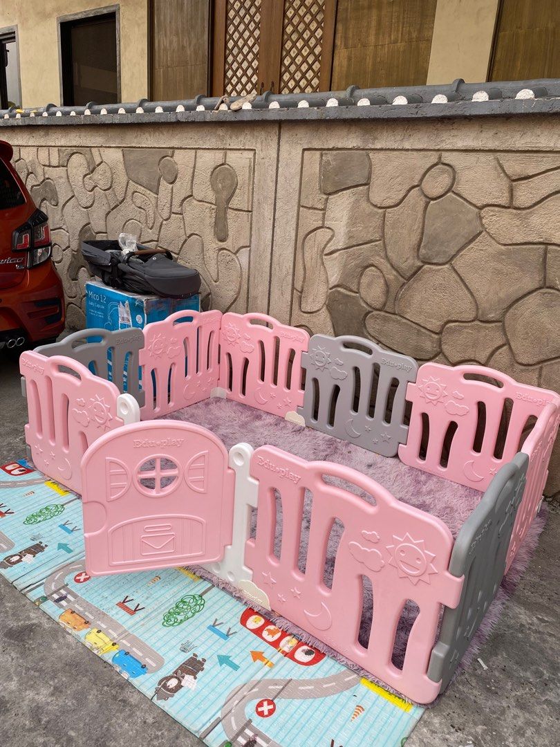 EduPlay playfence with free 5 pcs lock stabilizer (Category: Infant Playtime) located in Manila. Submitted by avalanchesonlineshopmainacount (Listing ID 1303849310, Image 2). Description: .