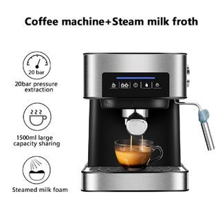 Espresso Coffee Machine + Steamed milk froth