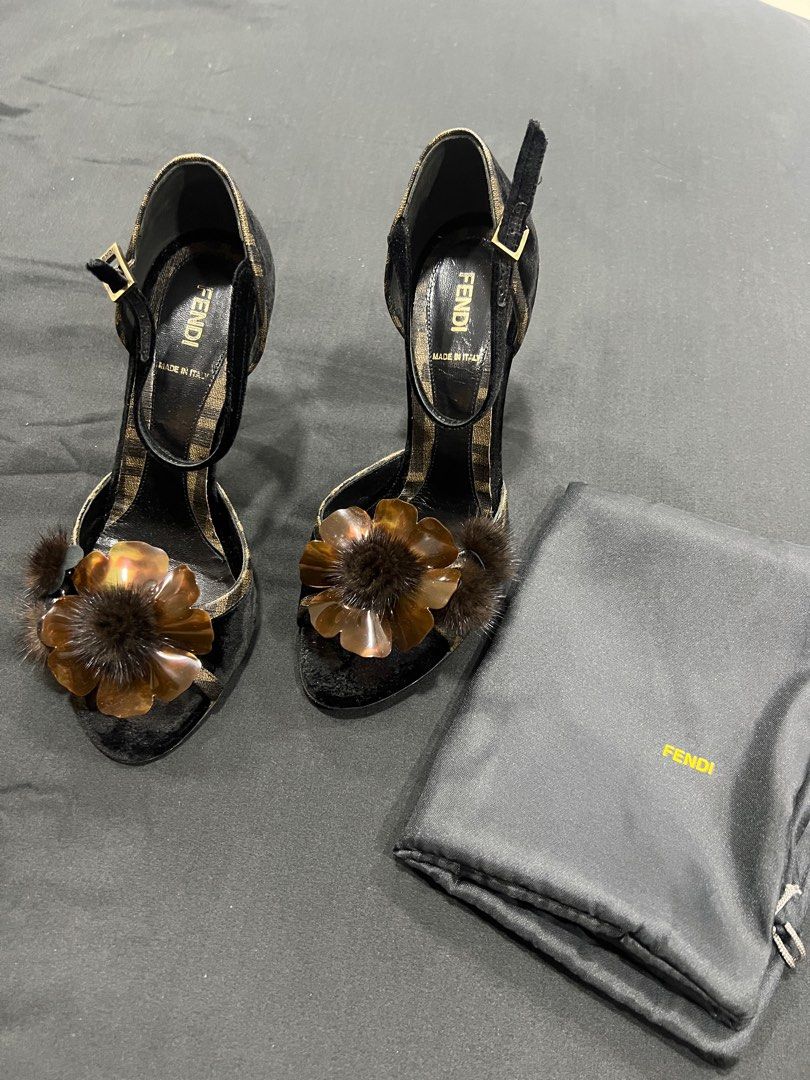 Fendi Vero Cuoio heels Women s Fashion Footwear Heels on Carousell