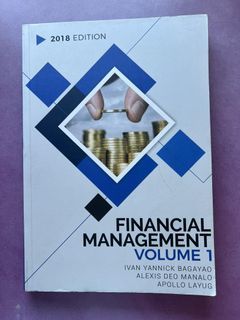 Financial Management Set, Vol. 1 and 2 (BAGAYAO, 2018)