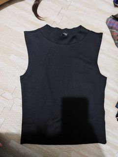 H&M divided black top (XS)
