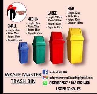 Hooded trash bin and waste master trash bin