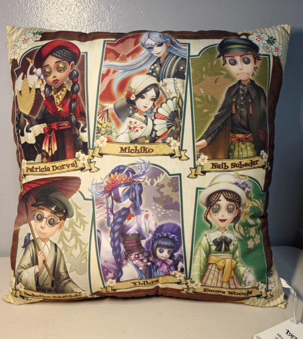 Identity V pillow cushion plush (Category: Plushies & Soft Toys) located in Caloocan City. Submitted by theadoorz15 (Listing ID 1303875164, Image 1). Description: Identity V pillow with papertag.