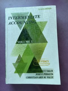 Intermediate Accounting (VALIX, 2020)