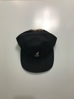 Kangol panel cap leather strap