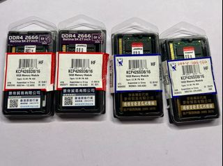 Kingston DDR4 2666 16GB (each)64195424423169110
