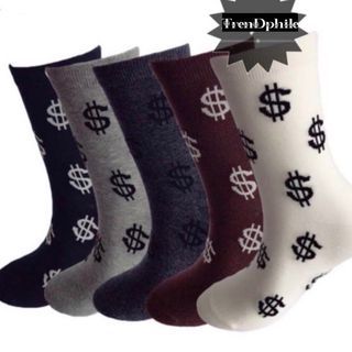 KOREAN SOCKS • Dollar Pattern Iconic Socks
