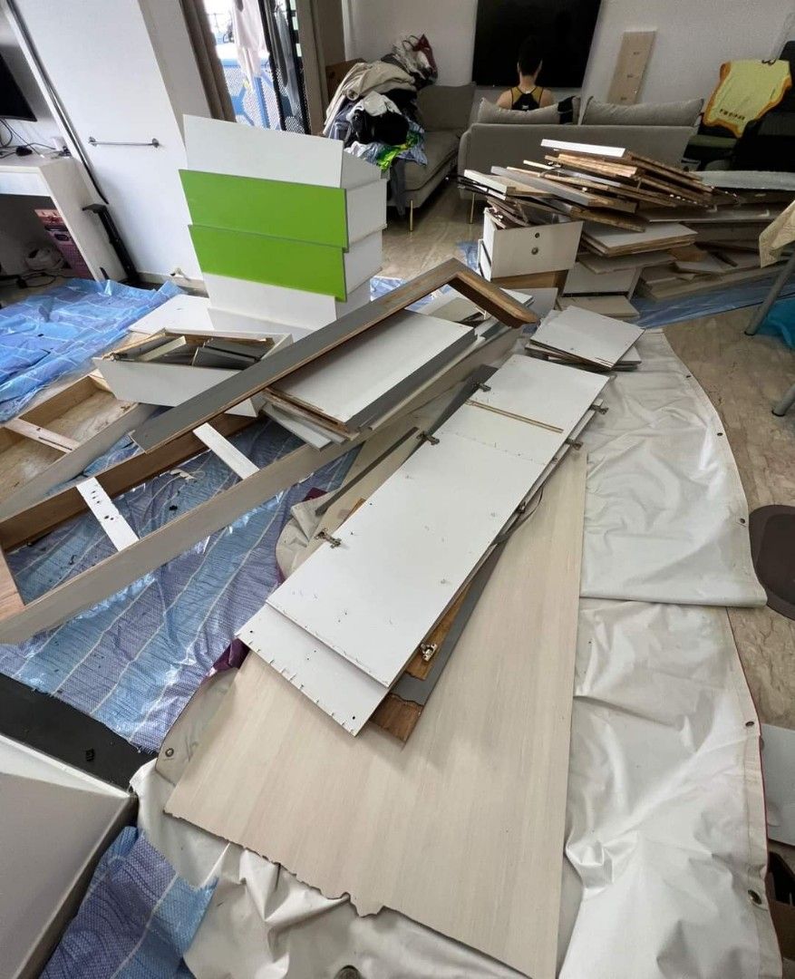 L BOX / COVE light/ false ceiling/ partition/ Hacking/ door installation/electrical installation/plumbing/ whole house renovation/ cheap renovation / Tiles installation/ floor screeding62863094193667114