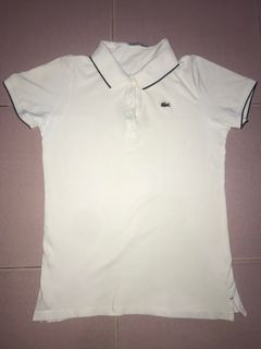 LACOSTE POLO SHIRT FOR FEMALE W:20 L:26 GOOD CONDITION COLOR RATE:9.8/10