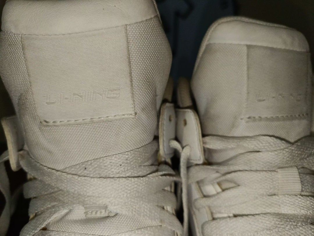 LI-NING BASKETBALL SHOES (Category: Sneakers) located in Munoz. Submitted by rtbclothingcollection (Listing ID 1303866199, Image 2). Description: ‼️No BoX ‼️Preloved ‼️Needwash ‼️No Issue ‼️Size US 7.5 EUR 40.5 CN (mm) 250.