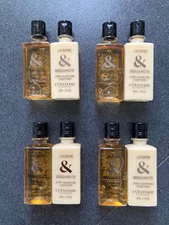LOCCITANE shampoo & conditioner (4 sets)