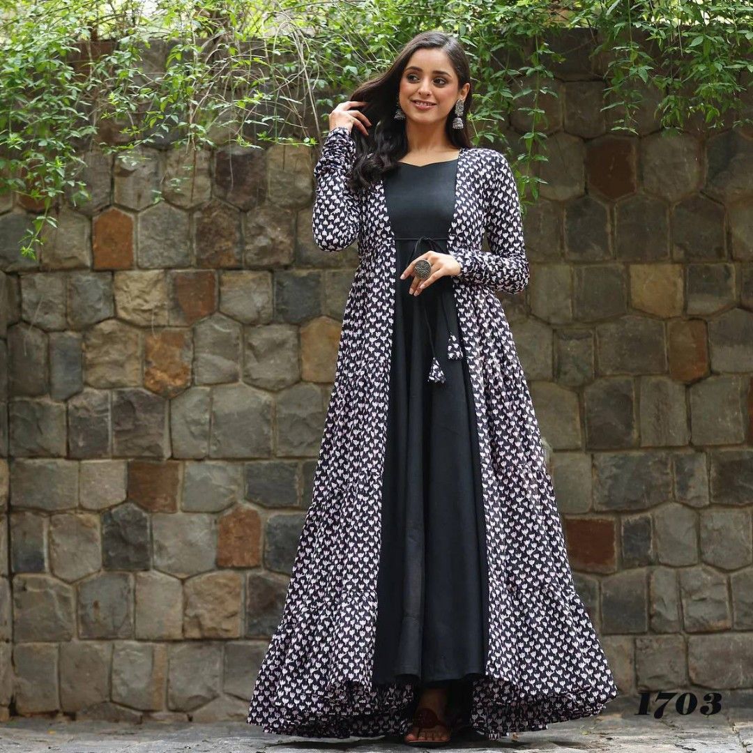 Long shrug gown top