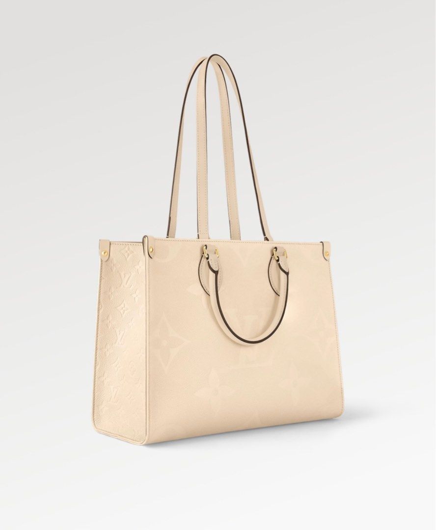 LOUIS VUITTON LV ONTHEGO MM IN CREAM Luxury Bags Wallets on Carousell