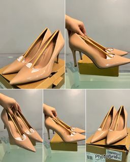 MANGO NUDE BEIGE LIGHT POINTED TOE STILETTO HEELS SIZE EU 36 (WITH BOX AND TAG)