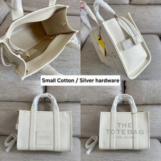 Marc Jacobs The Tote Bag - Small / Cotton / Silver