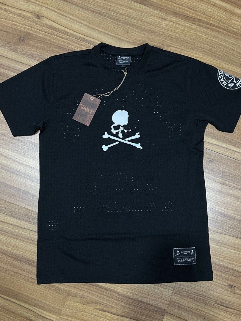 Mastermind x Mitchell&ness mesh jersey tee, Men's Fashion, Tops