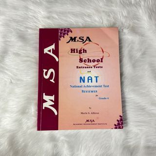 MSA High School Entrance Tests and NAT (National Achievement Test) Reviewer for Grade 6