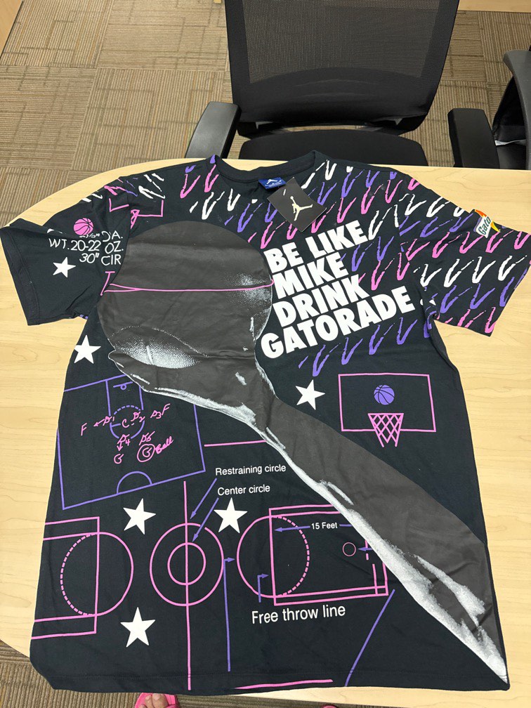 Nike Air Jordan Be Like Mike Drink Gatorade T Shirt Men s Fashion Tops Sets Tshirts Polo Shirts on Carousell