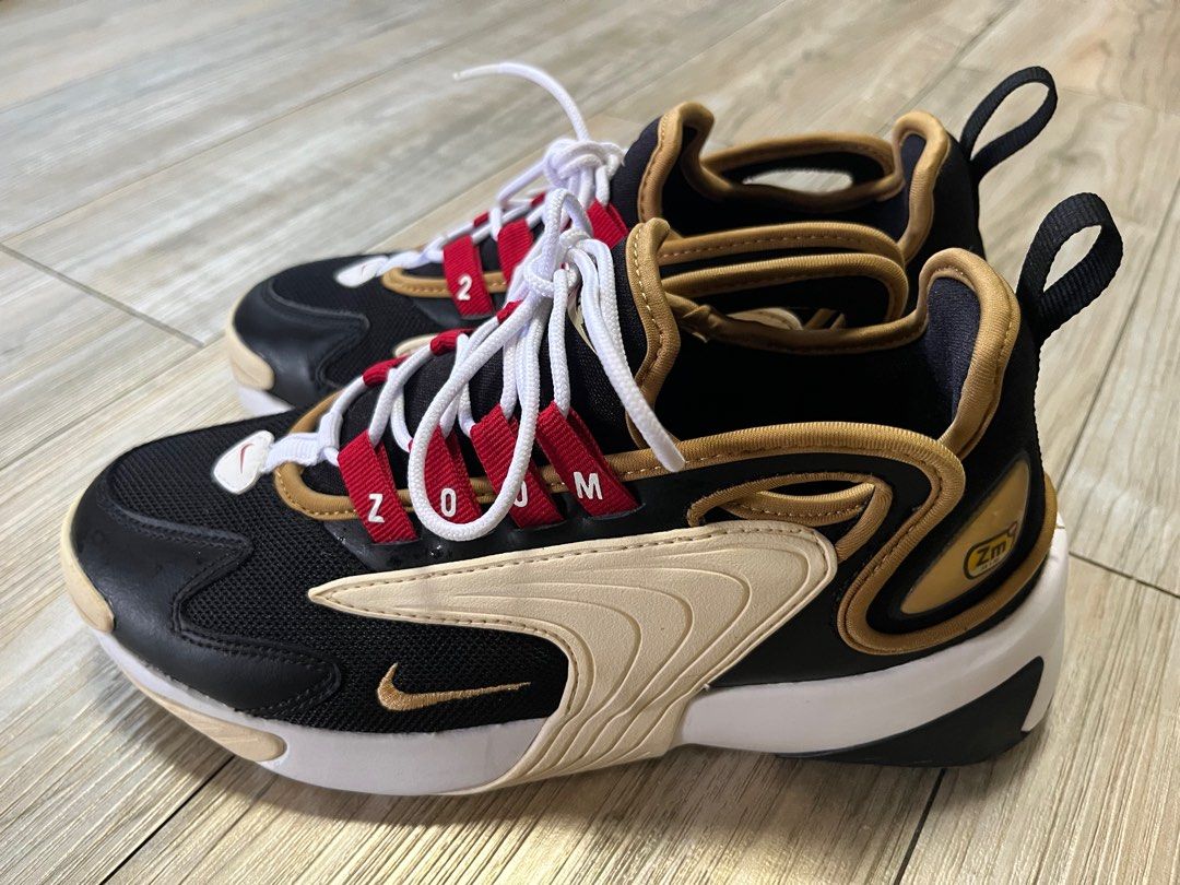 Nike Zoom 2K Icon Clash Black Metallic Gold A00354 005