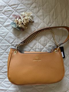 Original tan brown Nanette Lepore leather shoulder bag