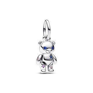 Pandora teddy bear necklace pendant