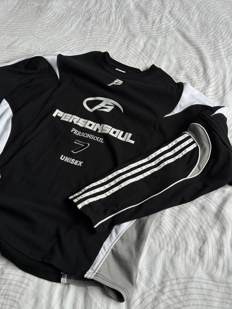 PERSONSOUL Split Sleeve Racing Tee 長袖 PERSONSOUL パーソンソウル｜Split Sleeve Racing Tee
