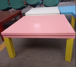 Pink center table
