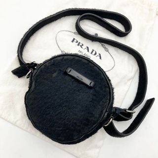 Prada Shoulder Bag Black Haraco Mini Mini Size Pochette