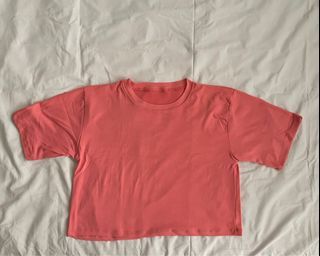 [Pre-loved] Pink Cropped top