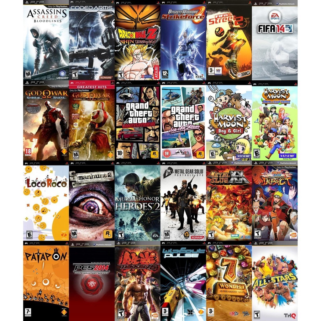 PSP ISO CSO PSOne File Game Software, Video Gaming, Video Game Consoles,  PlayStation on Carousell