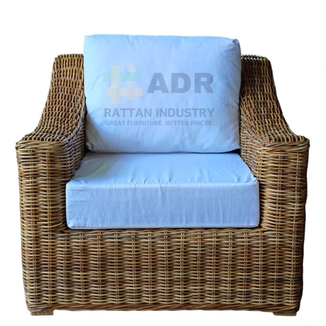 RATTAN SOFA SET / LOUNGE SET / DAYBED (Category: Sofas) located in Quezon City. Submitted by adrfurniture (Listing ID 1303820797, Image 2). Description: * Rattan lounge set / sala set / daybed. All native rattan in natural finish/color. * With seat and back cushion. * Color/finish is customizable. Message us for color/finish options. * We can give discount for multiple/bulk orders..