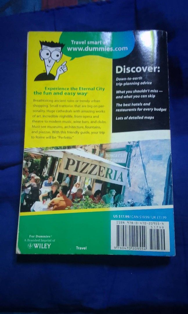 Rome FOR DUMMIES (Category: Textbooks) located in Labo. Submitted by sabbathgarcia (Listing ID 1303794081, Image 2). Description: 👉SET PRICE: 200.