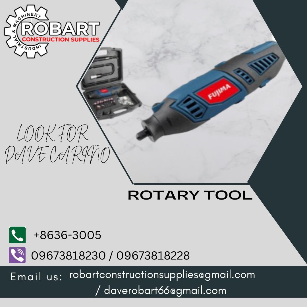 ROTARY TOOL (Category: Construction Tools & Equipment) located in Caloocan City. Submitted by gabo. (Listing ID 1303835434, Image 1). Description: SALE❗ ❗ ❗ SALE❗ ❗ ❗ SALE❗ ❗ ❗ LOOK FOR: Dave T. Cariño 0 9 6 7 3 8 1 8 2 2 8 / 0 9 6 7 3 8 1 8 2 3 0 7 7 4 6-6 1 4 8 / 7 0 0 2- 2 8 7 2 / 8 6 3 6-3 0 0 5 𝑹𝑶𝑩𝑨𝑹𝑻 𝑪𝑶𝑵𝑺𝑻𝑹𝑼𝑪𝑻𝑰𝑶𝑵 𝑺𝑼𝑷𝑷𝑳𝑰𝑬𝑺 📍S&L BUILDING, 1ST & 2ND FLOOR, 1405 YUSECO ST, STA CRUZ, MANILA SEND US MESSAGE FOR INQUIRIE